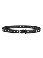 Leather Grommet Belt