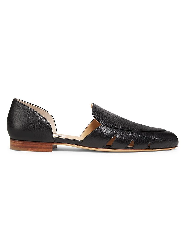 Rory Leather Ballerina Flats