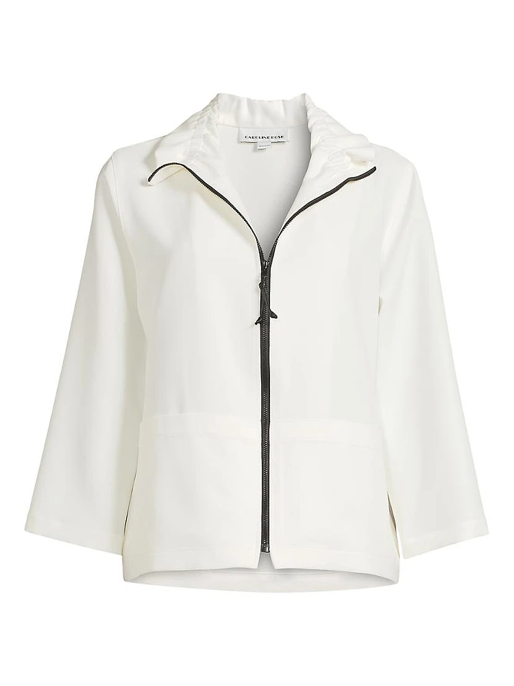 Stretch Zip-Front Jacket