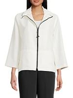 Stretch Zip-Front Jacket