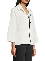 Stretch Zip-Front Jacket