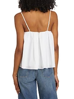 Kenz Button Babydoll Tank Top