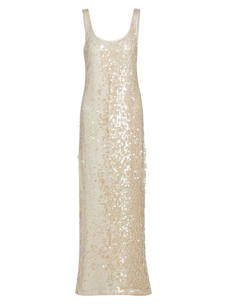 Bex Sequined Tank Maxi Dress