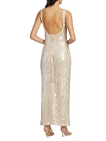 Bex Sequined Tank Maxi Dress