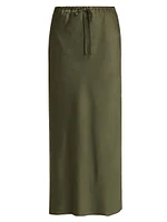 Geri Drawstring Maxi Skirt