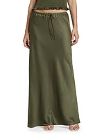 Geri Drawstring Maxi Skirt