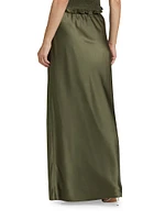 Geri Drawstring Maxi Skirt