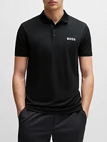 Degrade-Jacquard Polo Shirt