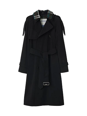 Double-Breasted Belted Trench Coat