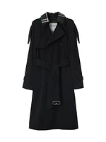 Double-Breasted Belted Trench Coat