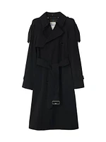 Double-Breasted Belted Trench Coat