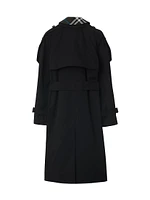 Double-Breasted Belted Trench Coat