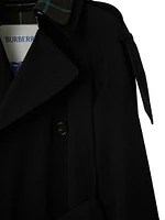 Double-Breasted Belted Trench Coat