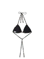 Check Triangle Bikini Top