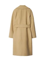 Double Face Reversible Wool Coat