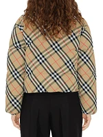 Reversible Plaid Down Jacket