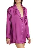 Like Honey Satin Pajama Shirt