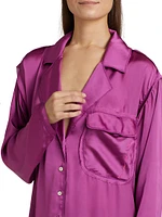 Like Honey Satin Pajama Shirt