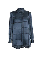 Grid Silk Shirt