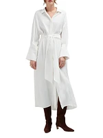 Elsa Silk Shirt Dress