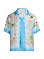 The Dive Graphic Silk Camp Shirt