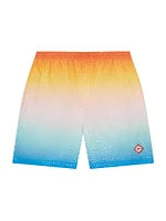 Rainbow Jacquard Swim Shorts