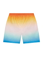 Rainbow Jacquard Swim Shorts