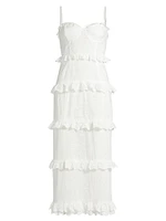 Sandrima Ruffle-Trimmed Midi-Dress