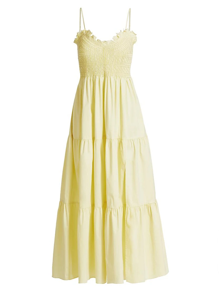 Seraphine Ruffle-Trimmed Maxi Dress