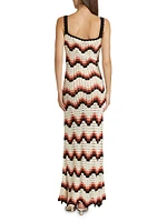 Camino Marea Crochet Maxi Dress