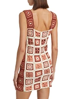 Camino Santeria Crochet Minidress