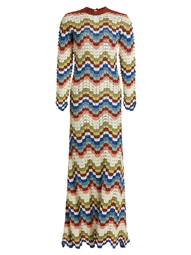 Camino Bahia Crochet Maxi Dress