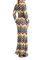 Camino Bahia Crochet Maxi Dress