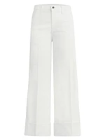 Trixie Wide-Leg Cuffed Pants