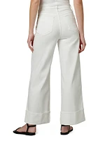 Trixie Wide-Leg Cuffed Pants