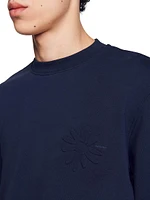 Cotton Flower Sweatshirt