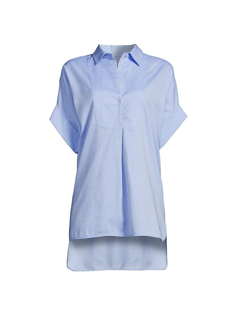 Brema Cotton Short-Sleeve Tunic