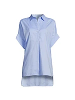 Brema Cotton Short-Sleeve Tunic