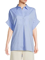 Brema Cotton Short-Sleeve Tunic