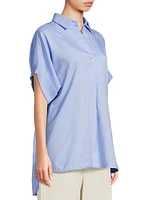 Brema Cotton Short-Sleeve Tunic