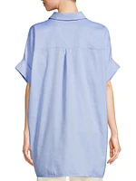 Brema Cotton Short-Sleeve Tunic