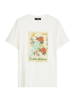 Zirlo Floral Stamp T-Shirt