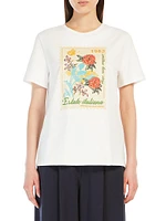 Zirlo Floral Stamp T-Shirt