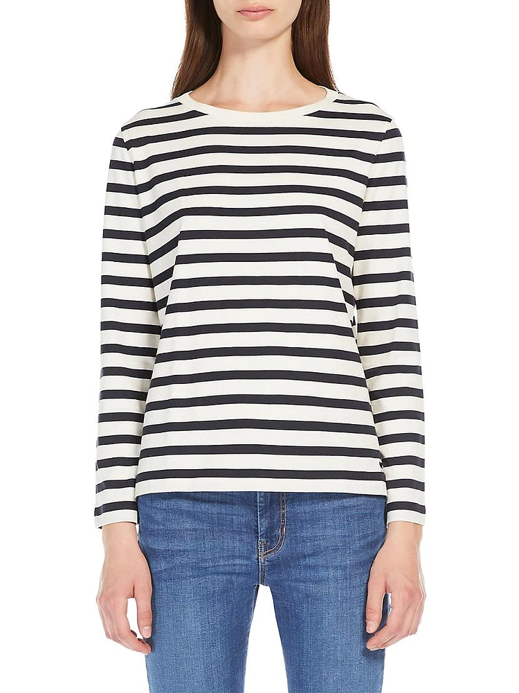 Leida Stripe Cotton Top