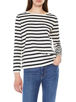 Leida Stripe Cotton Top