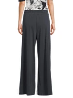 Romagna Jersey Wide-Leg Pants