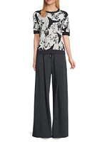 Romagna Jersey Wide-Leg Pants