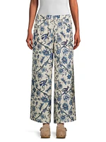 Tortona Silk Floral Pants