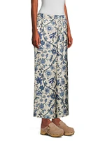 Tortona Silk Floral Pants