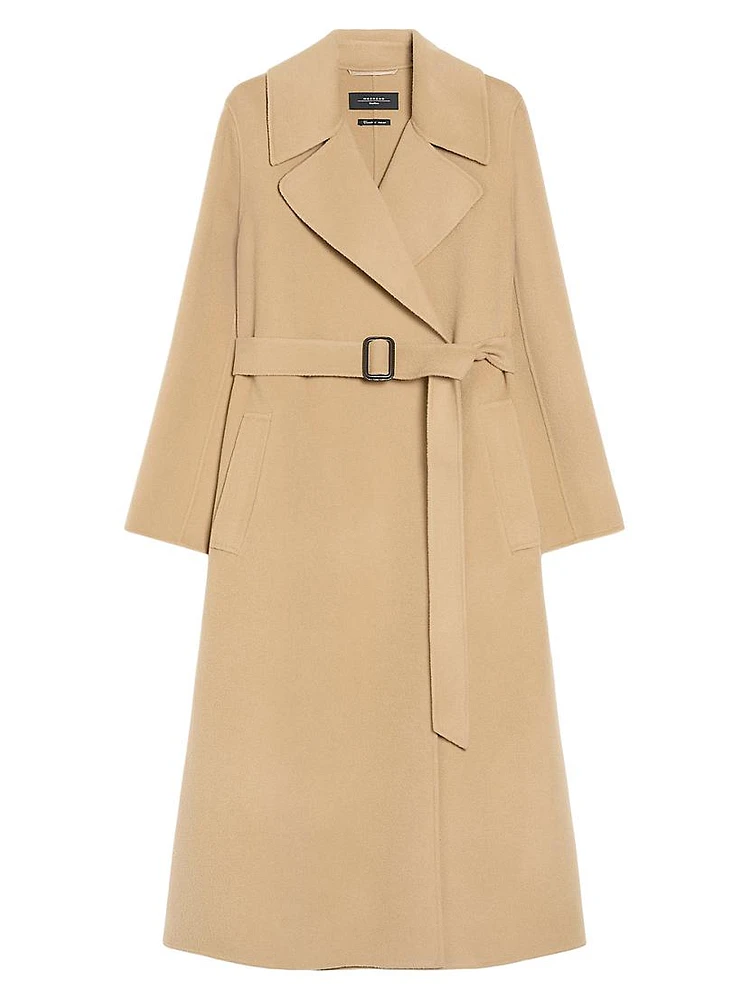 Manu Wool Belted Trench Coat